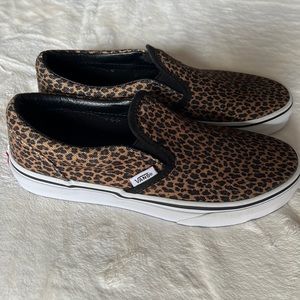 Kids Leopard Vans